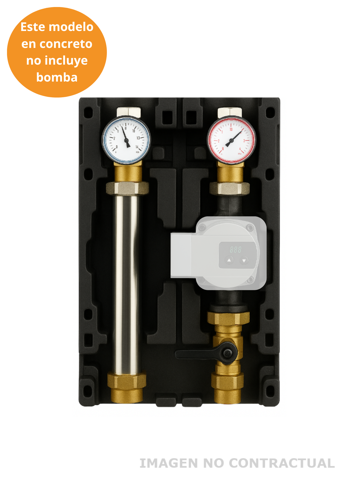 Grupo de Bombeo Directo DN25 FERCO R35-SB-N (Sin Bomba)